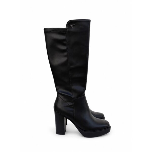 Ynot? stivali donna neri con tacco alto 9 cm e plateau