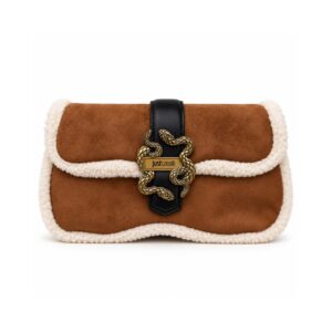 7cd81c49-bb97-4a78-8342-28e29a22a97c Just Cavalli Borsa Donna Marrone Effetto Camoscio