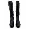 Ynot? stivali donna neri con tacco alto 9 cm e plateau