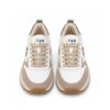 STAR FEET Sneakers Donna Bianche, Beige e Verde Salvia