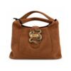 Just Cavalli Borsa Donna Marrone Effetto Camoscio