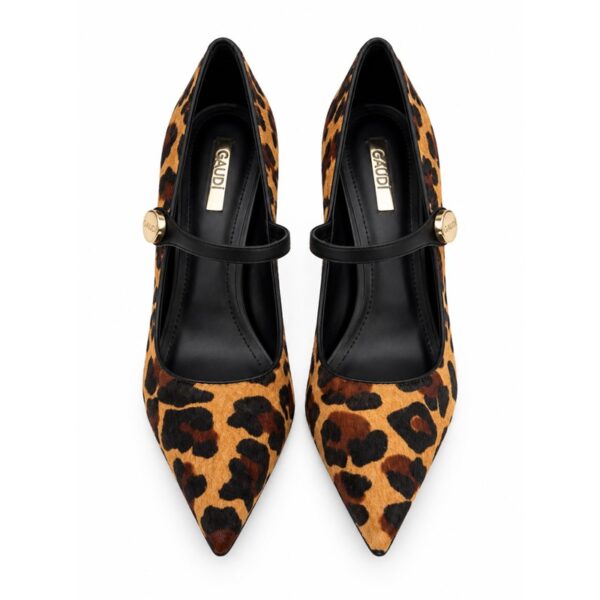 GaudÌ dÉcolletÉ donna animalier leopardate con cinturino all