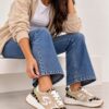 STAR FEET Sneakers Donna Beige, Bianche e Animalier