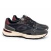 Guardiani sneakers uomo blu navy e grigie con dettagli borde