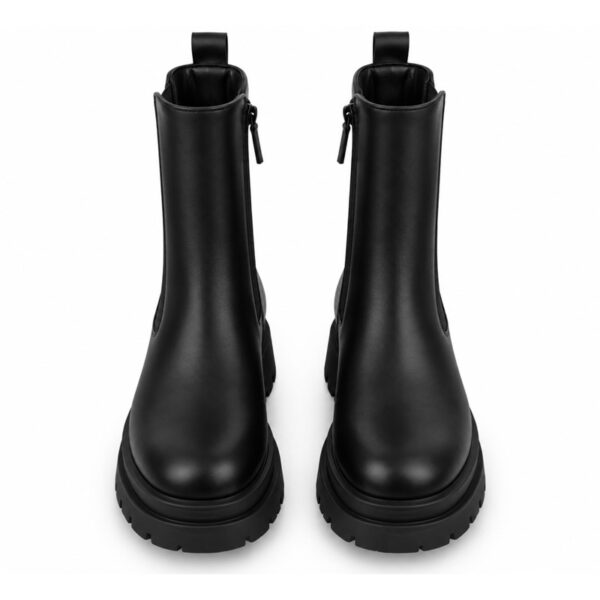 Ynot stivaletti donna neri chelsea con suola platform  alte