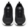Lumberjack sneakers donna nere con suola alta bianca