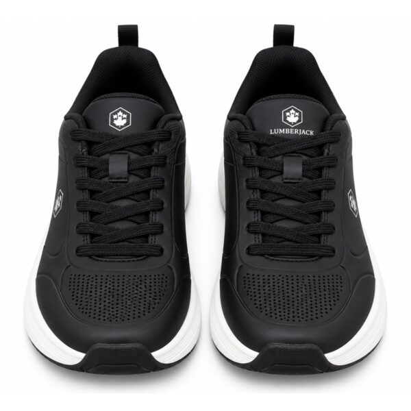 Lumberjack sneakers donna nere con suola alta bianca