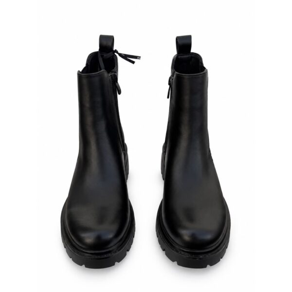 E9C2EFEDC55D33B60A2CAC608AE691AC_ Ynot stivaletti chelsea donna neri con suola carrarmato al