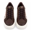 FA214FF444AE8C344D7DA145416E4BB8_ Ynot? sneakers donna marroni con stampa parigi e platform