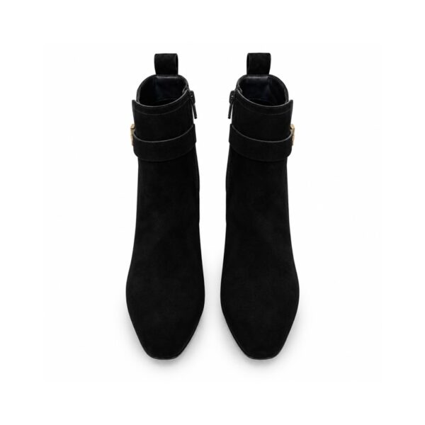 FA456F0A1A540DC1B06CB298AD7EC8E1_ Liu-jo stivaletti donna nero in camoscio con tacco alto e