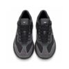 Guardiani sneakers uomo nere e grigie con dettagli verde scu