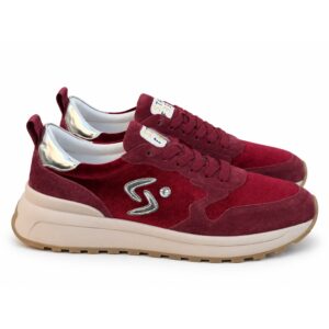 cdec675c-2634-4c3b-b14c-36f193983b51 STAR FEET Sneakers Donna Bordeaux in Camoscio