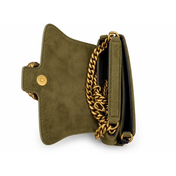 d35b7529-2b1d-4a25-9683-d93f99480f4b Just Cavalli Borsa Donna Verde Oliva Effetto Scamosciato