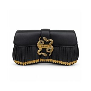 d7cf122b-f2fe-4ee1-8141-1dfa8489bce9 Just Cavalli Borsa Donna Nera con Frange