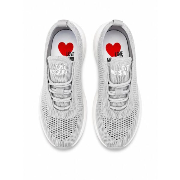 e9c68a51-a56e-4ee6-ba76-32645db76096 LOVE MOSCHINO Sneakers Donna Grigie con Suola Maxi
